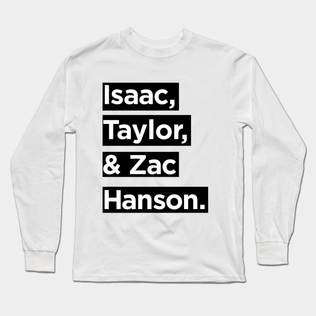 Hanson Long Sleeve T-Shirt by BeyondtheSea